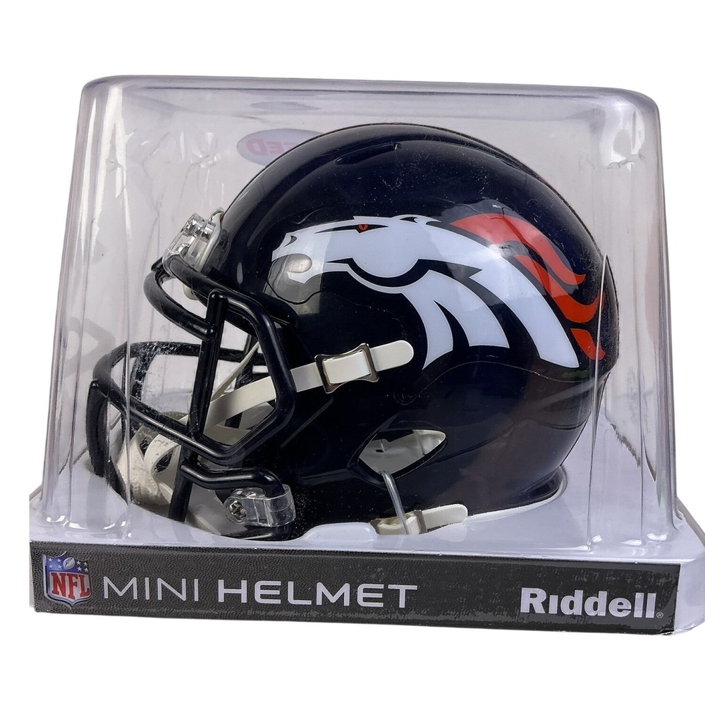Denver Broncos Riddell Speed Mini Helmet NFL Licensed New in Box‎